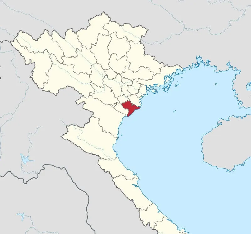 vị trí tỉnh Nam Định trên bản đồ Việt Nam