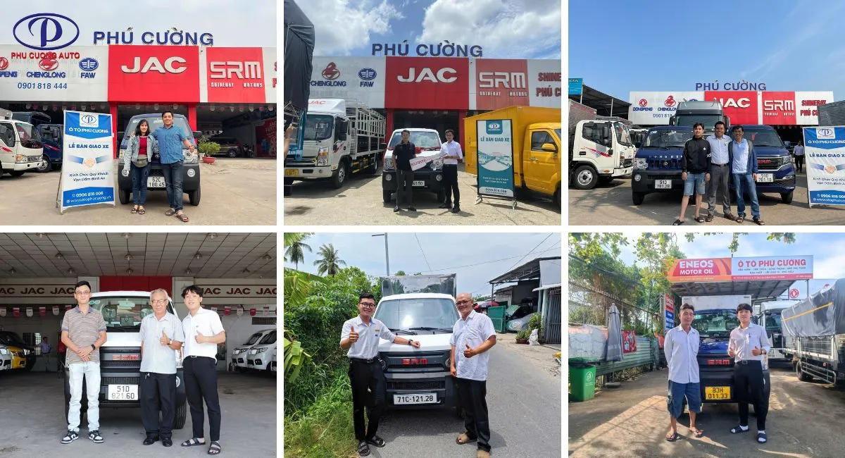 Bàn giao xe tải nhỏ SRM K990 cho khách hàng là một phần quan trọng trong việc hỗ trợ đầu tư khởi nghiệp