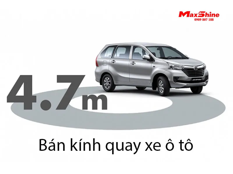 Bán kính quay xe ô tô tối thiểu và các chỉ số tiêu chuẩn