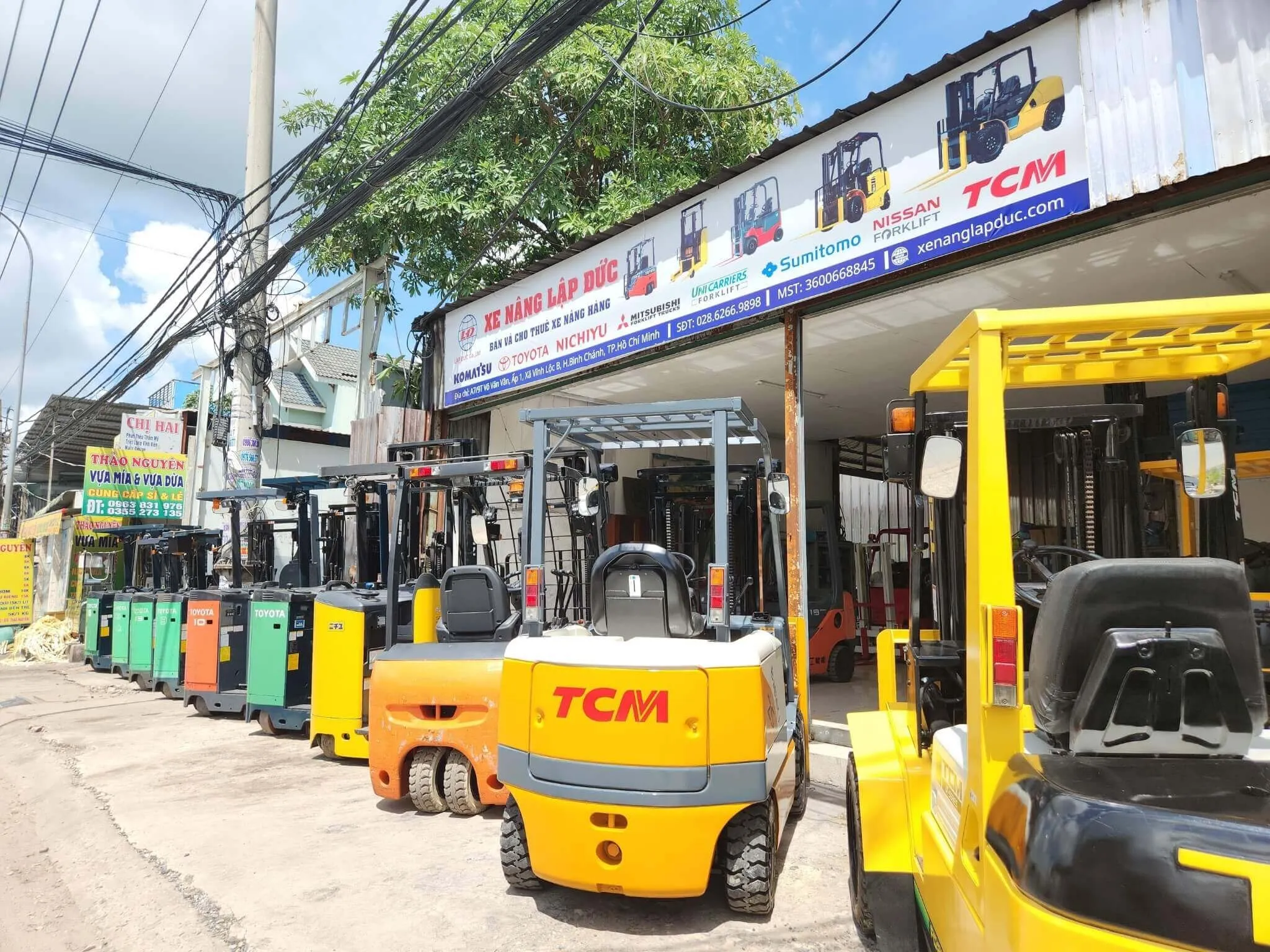 Xe nâng điện 2 tấn bán tại công ty Xe nâng Lập Đức