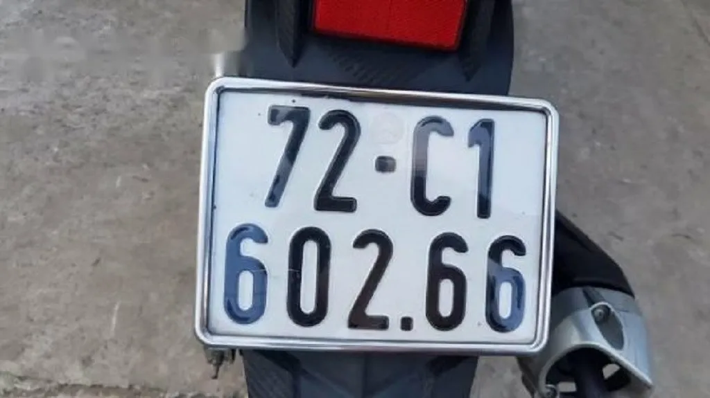 Bảng phân loại ký hiệu biển số xe máy 72 theo khu vực Bà Rịa - Vũng Tàu