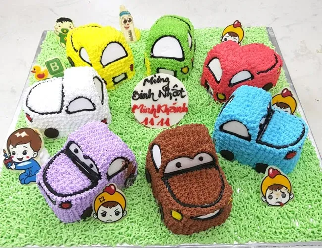 Bảng giá tham khảo bánh kem hình ô tô theo size