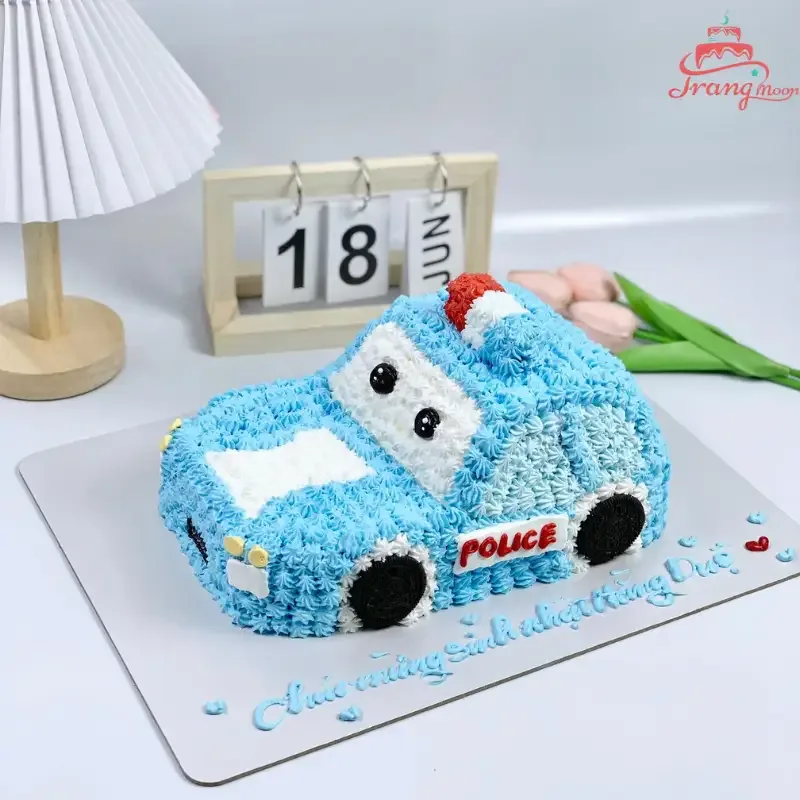 Bánh sinh nhật xe cảnh sát đẹp