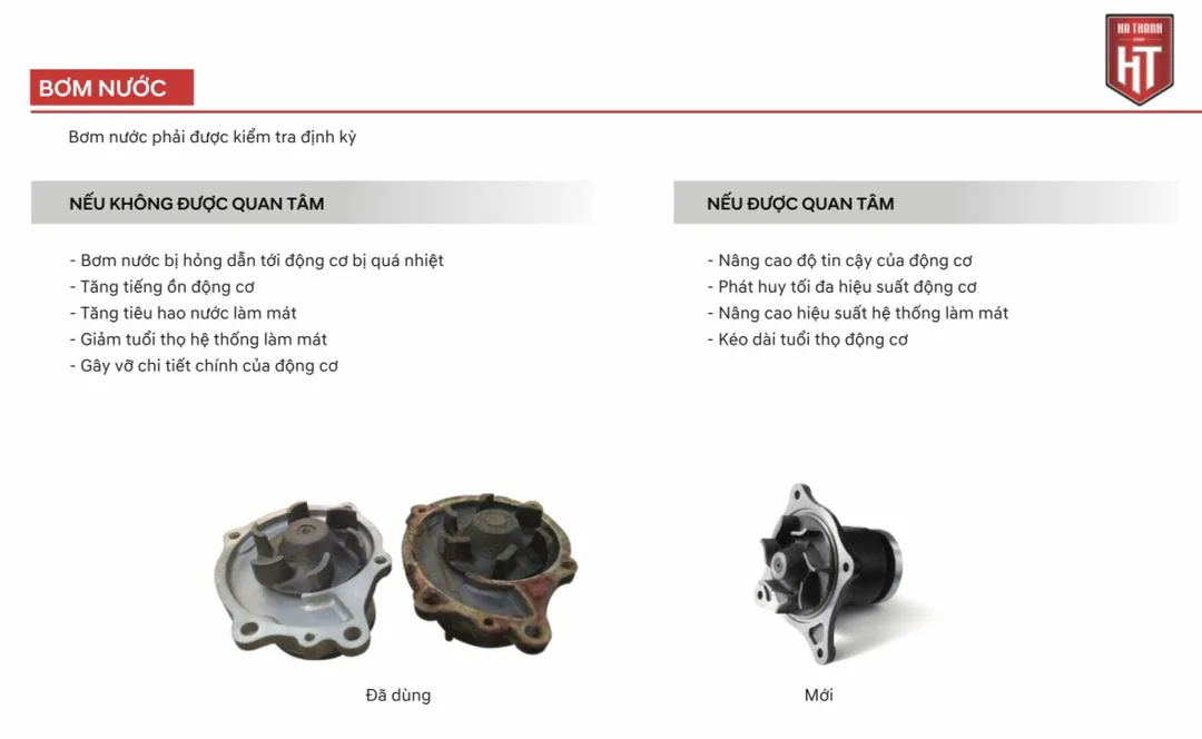 Bảo dưỡng bơm nước