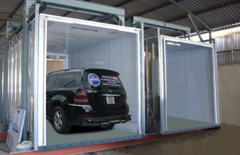 Báo giá thang máy tải ô tô chi tiết