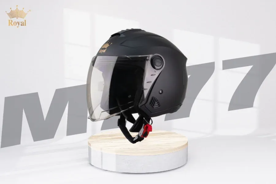 Royal M777 sản phẩm mũ bảo hiểm hiểm 3/4 có kính phủ toàn mặt tối ưu