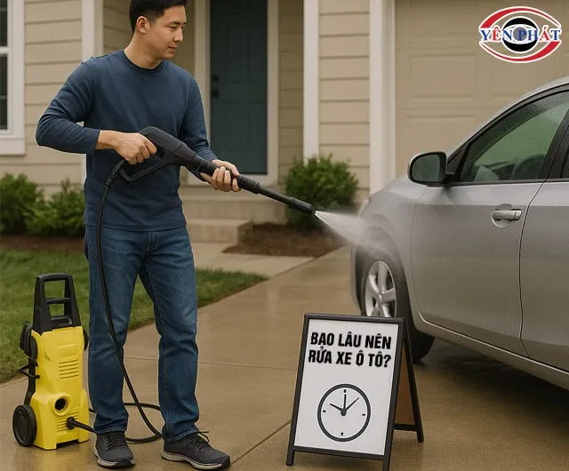 Tần suất và thời điểm tốt nhất để rửa xe ô tô giữ độ sạch