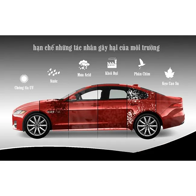 bạt phủ nửa xe ô tô bảo vệ xe khỏi tác động của môi trường