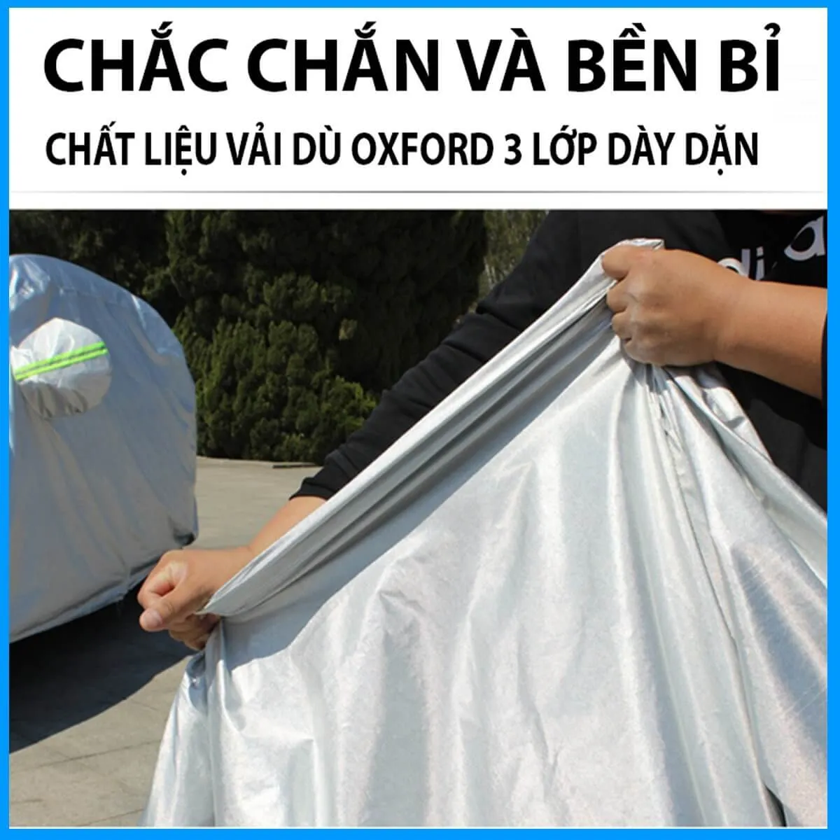 Bạt phủ được cấu tạo3 lớp dày dặn