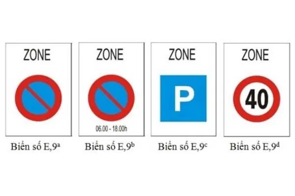 Biển báo hiệu lệnh R.301e báo hiệu đường cấm rẽ phải