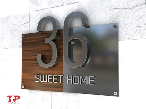 Biển số nhà độc đáo