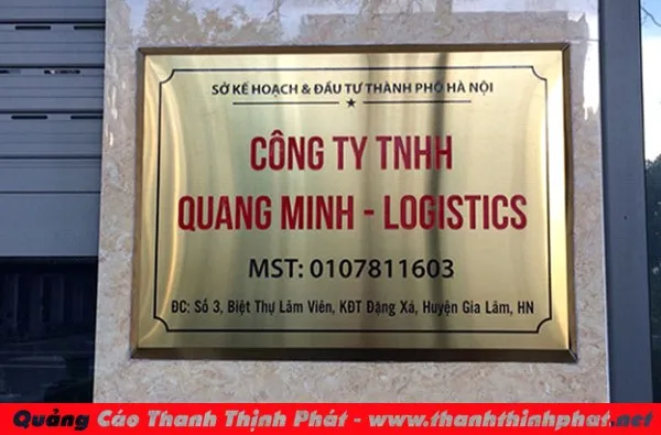 Biển số công ty đẹp