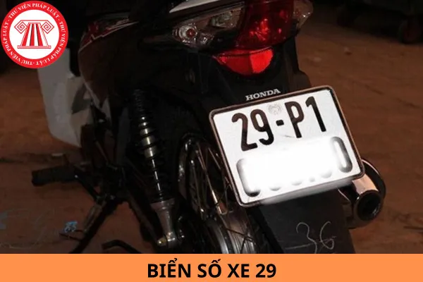 Minh họa biển số xe 29 của Hà Nội và các loại biển số nền xanh