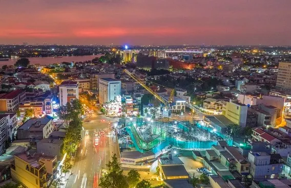 Toàn cảnh tỉnh Đồng Nai nhìn từ trên cao