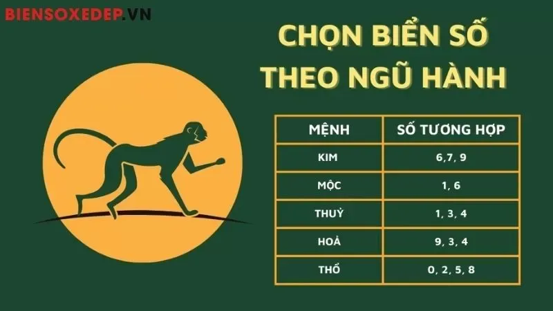 Những điều cần tránh khi chọn biển số xe cho mệnh Kim