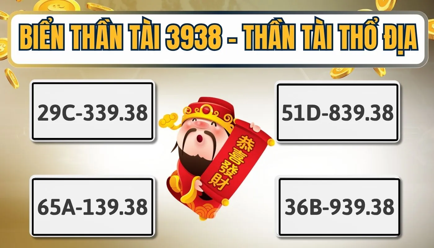 Sự kết hợp của Thần Tài và Thổ Địa mang lại tài lộc vững chắc cho chủ xe