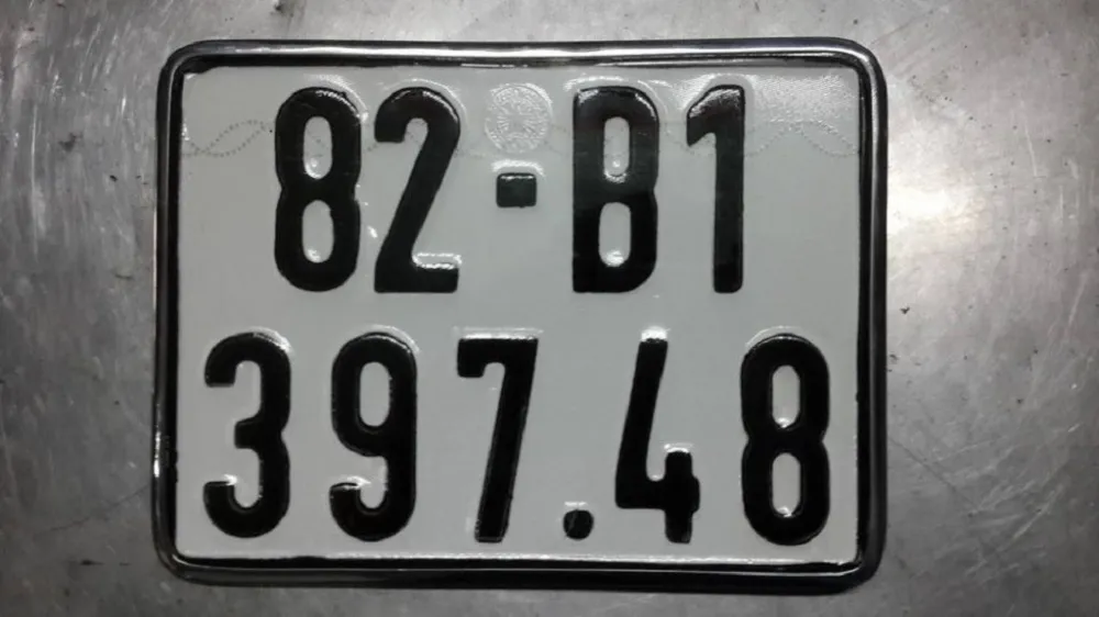 Biển số xe đặc trưng của tỉnh Kon Tum được lưu hành hợp pháp