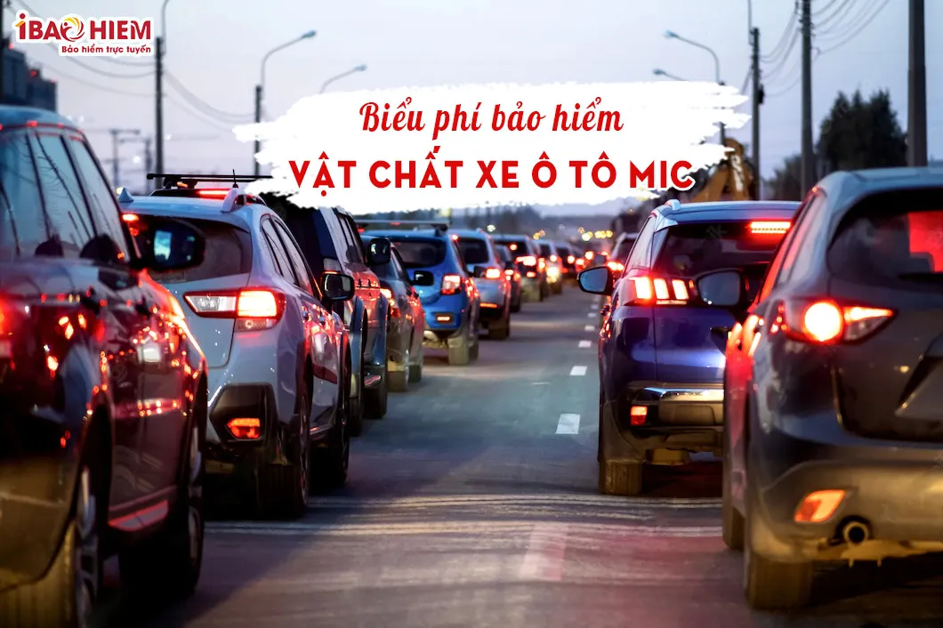 Biểu phí bảo hiểm vật chất xe ô tô MIC là một bảng tính toán chi tiết phí bảo hiểm