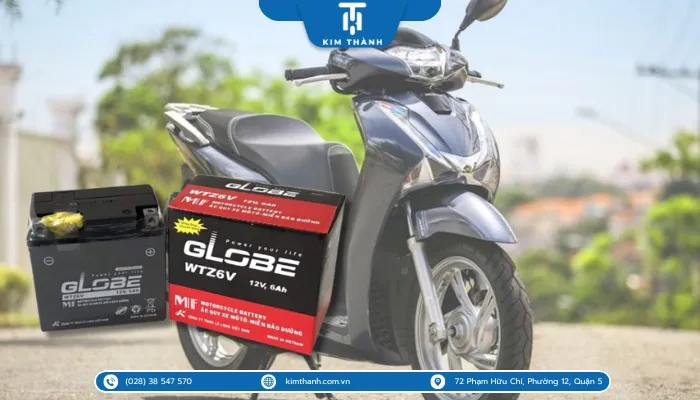Bình ắc quy xe SH