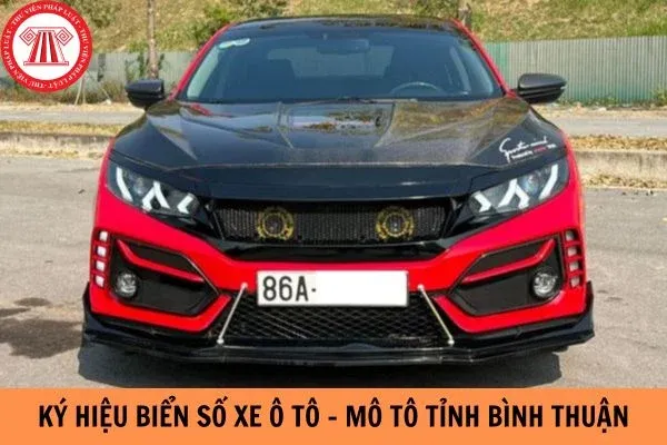 Phân loại và tra cứu ký hiệu biển số xe Bình Thuận theo quy định pháp luật