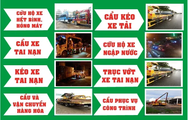 Xe cứu hộ giao thông 117 Đà Nẵng đang thực hiện dịch vụ kéo xe