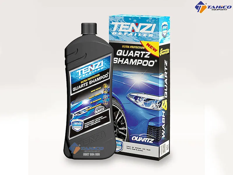 Dung dịch rửa xe siêu bóng Quartz Shampoo, hóa chất rửa xe ô tô chuyên dụng