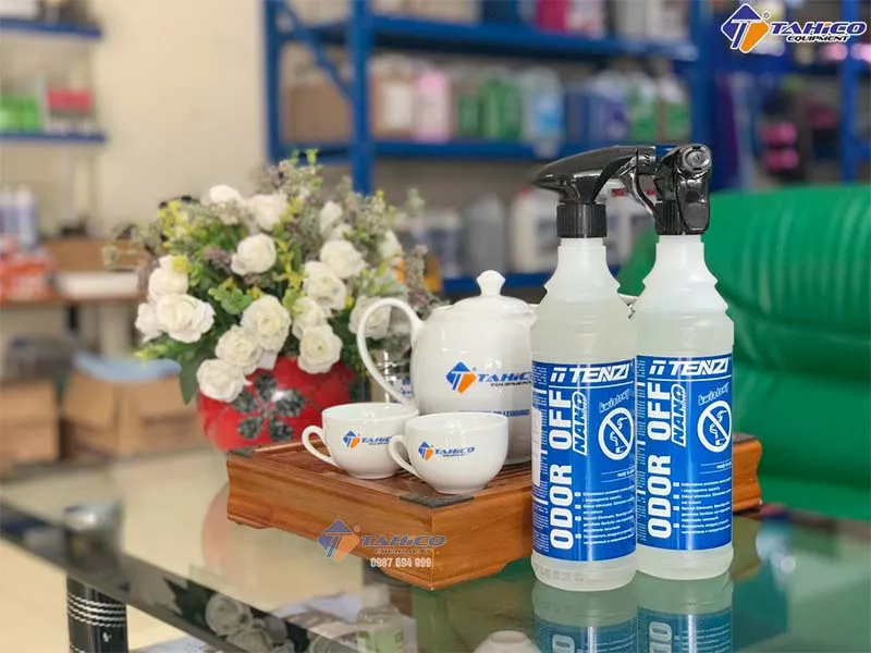 Dung dịch khử mùi Odor Off Nano, dụng cụ rửa xe ô tô làm sạch không khí