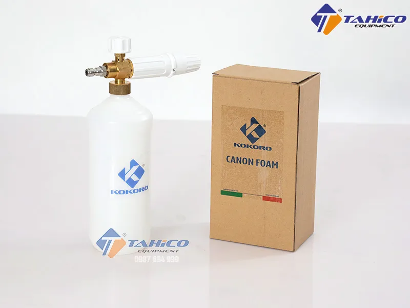 Bình phun bọt tuyết 1L, dụng cụ rửa xe ô tô tạo bọt hiệu quả