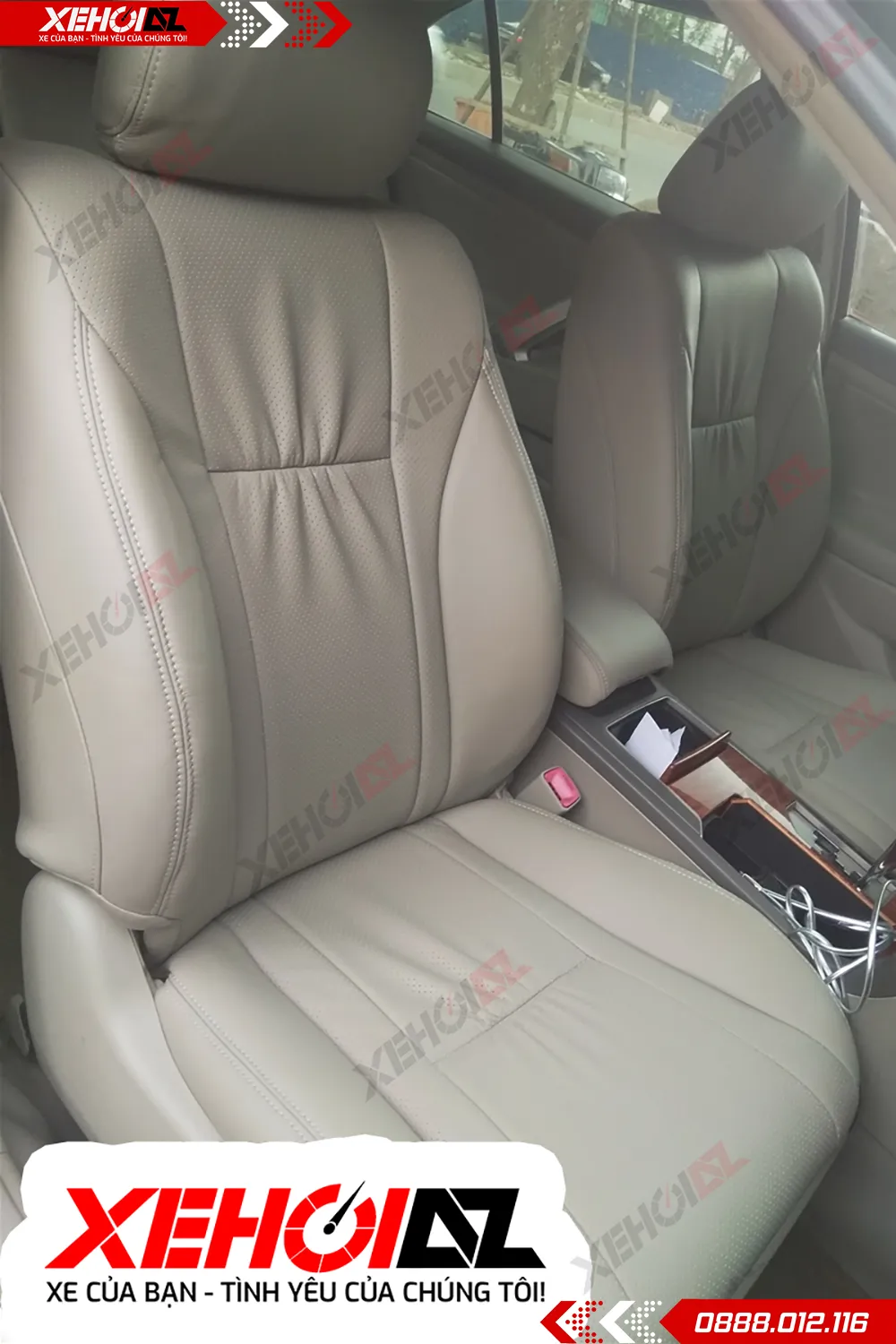 Bọc ghế da ô tô may kiểu nhăn hình 02