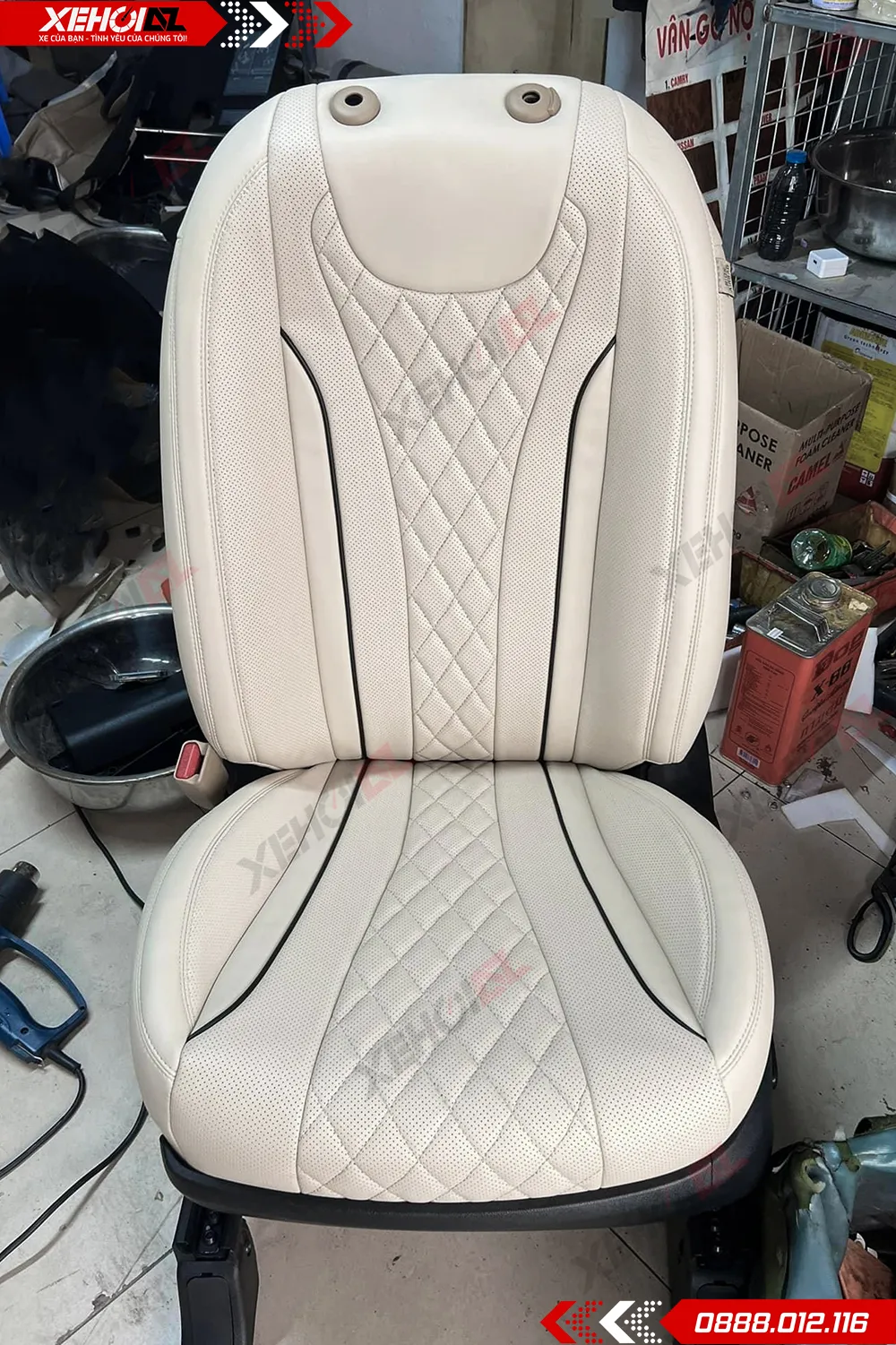 Mẫu bọc ghế da ô tô may mẫu Maybach hình 01