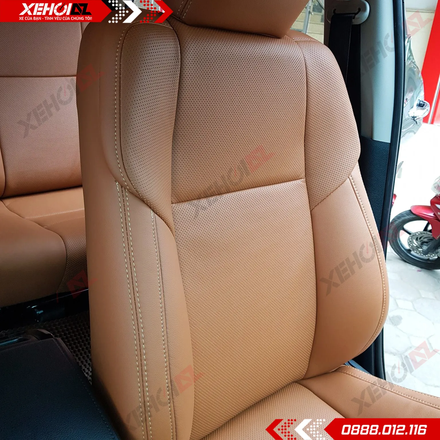 Mẫu bọc ghế da ô tô Wigo cao cấp, sang trọng