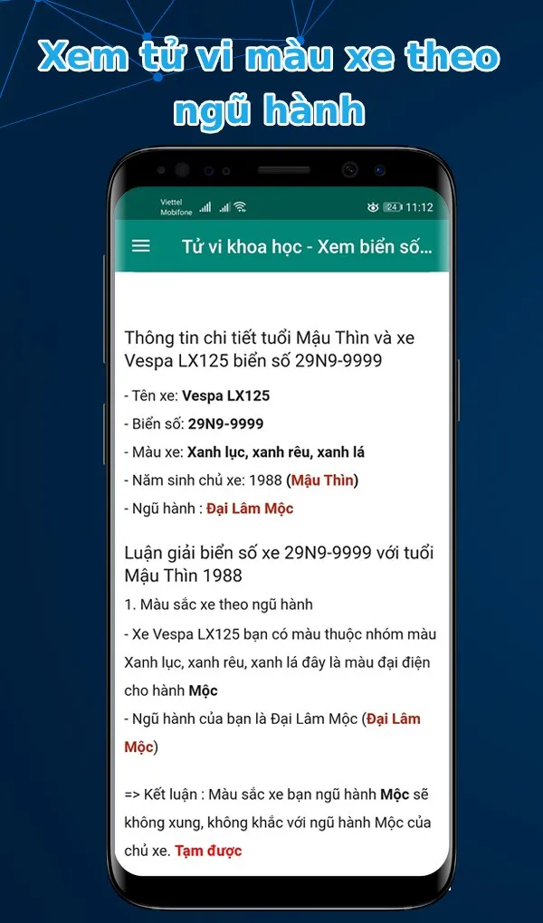Xem tử vi màu xe theo ngũ hành