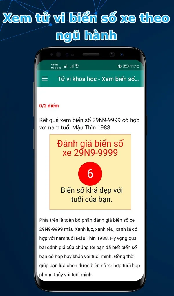 Xem tử vi biển số xe theo ngũ hành