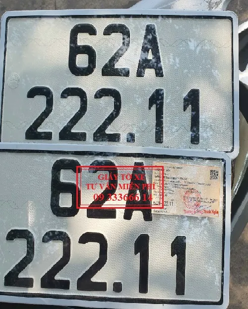 Thủ tục xin cấp lại biển số cũ hỏng
