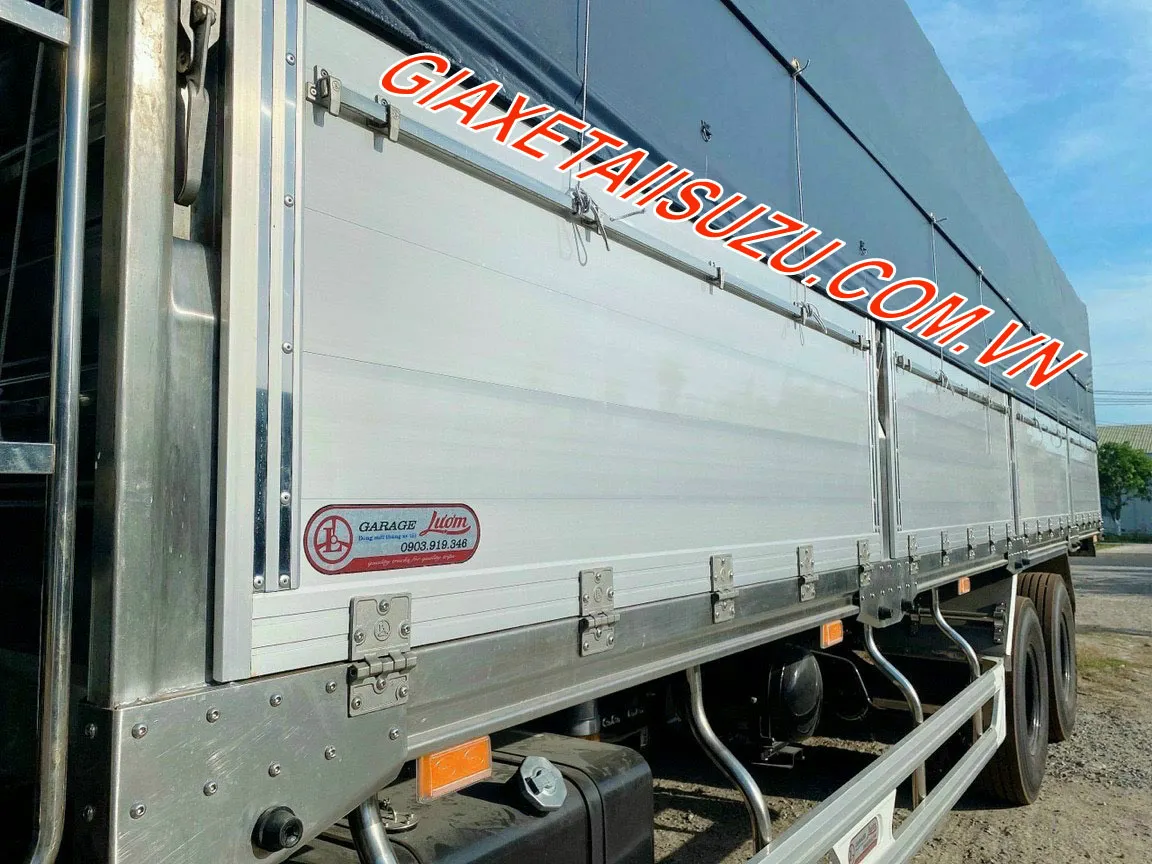 Chi tiết thùng bửng nhôm lượm sóng