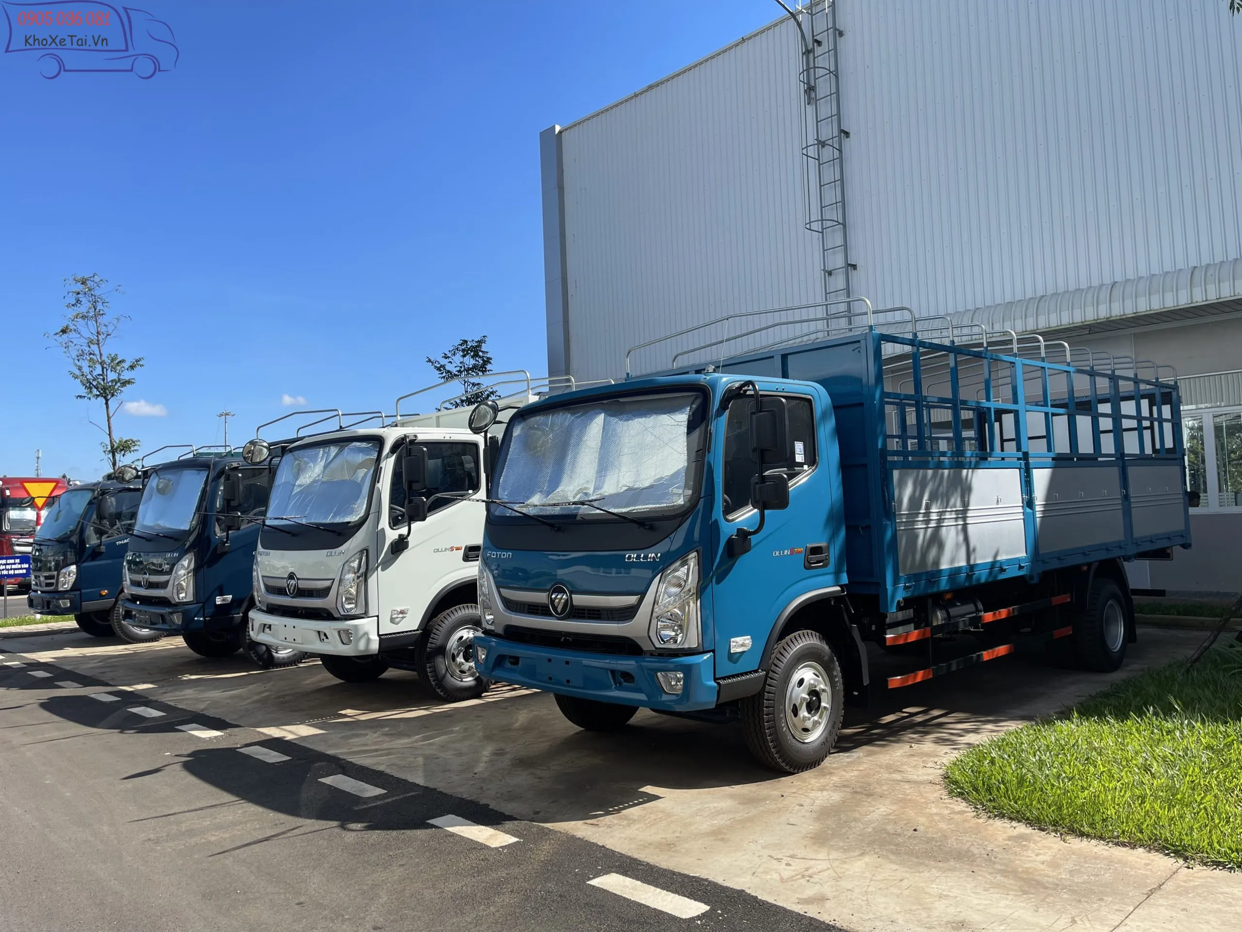 Các phiên bản màu sắc cabin xe Ollin S720