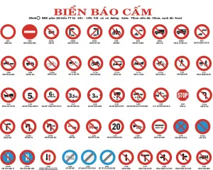 Sau khi học lý thuyết bạn sẽ nắm được ý nghĩa của các biển báo