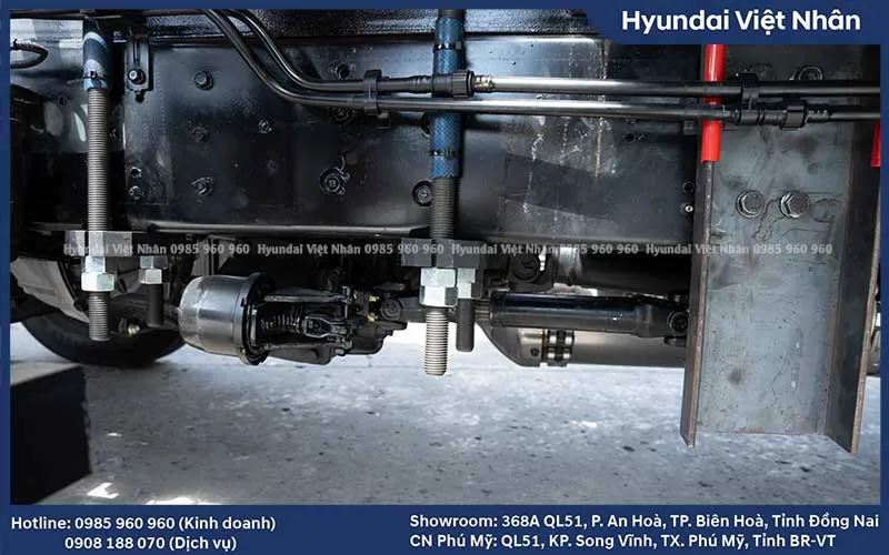 Các chi tiết hỗ trợ an toàn và vận hành