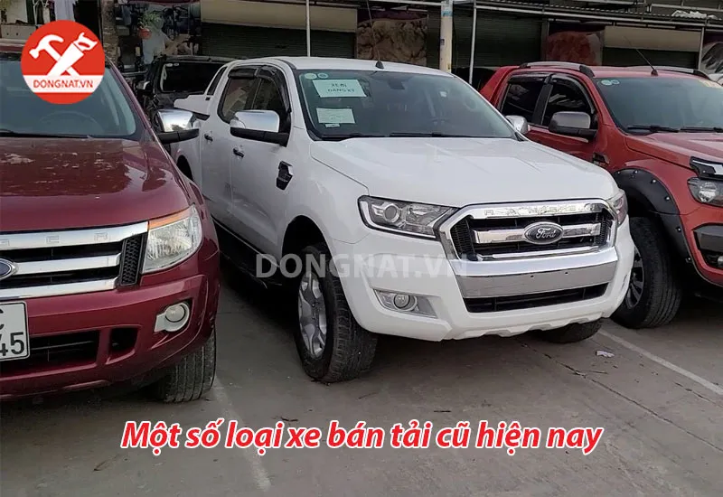 Một số mẫu xe bán tải cũ phổ biến có khả năng giữ giá tốt