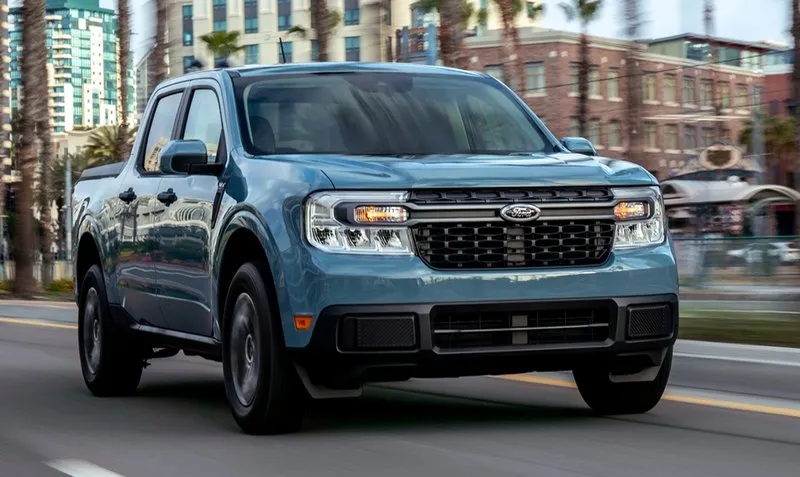 Xe bán tải cỡ nhỏ, một trong những loại xe bán tải phổ biến nhất, với thiết kế gọn gàng.