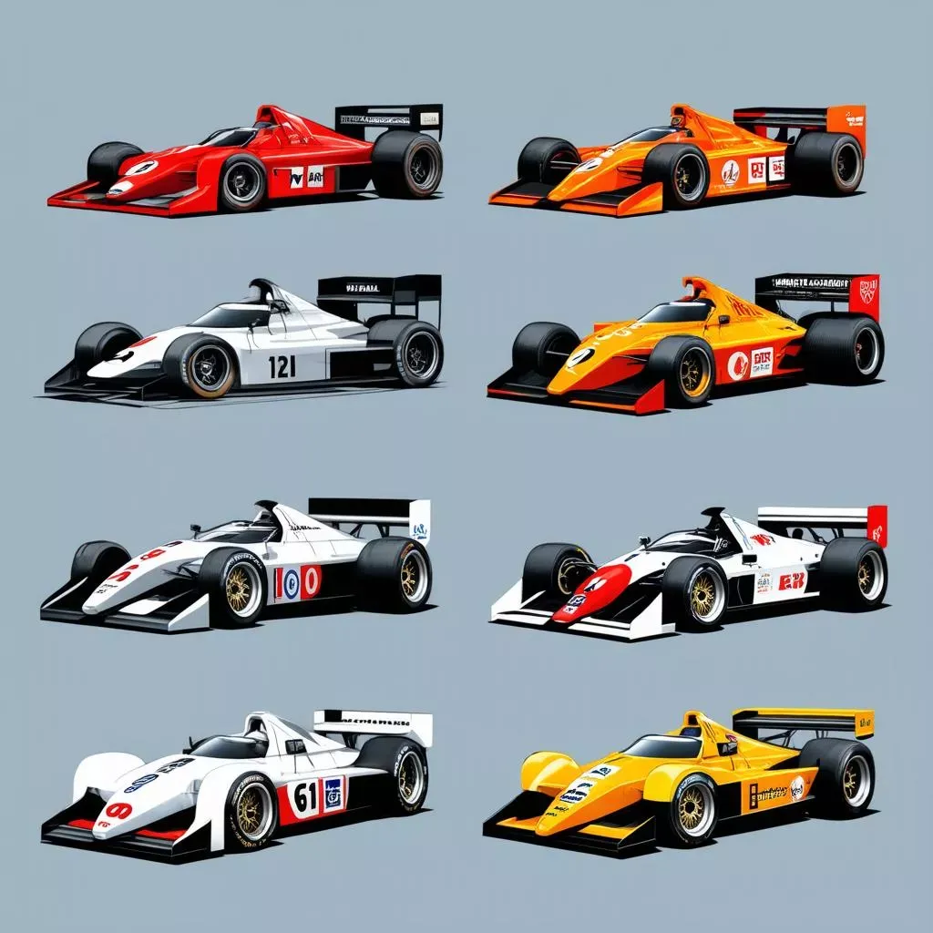 Tham khảo các mẫu xe và kiểu dáng trong hướng dẫn cách vẽ ô tô đua