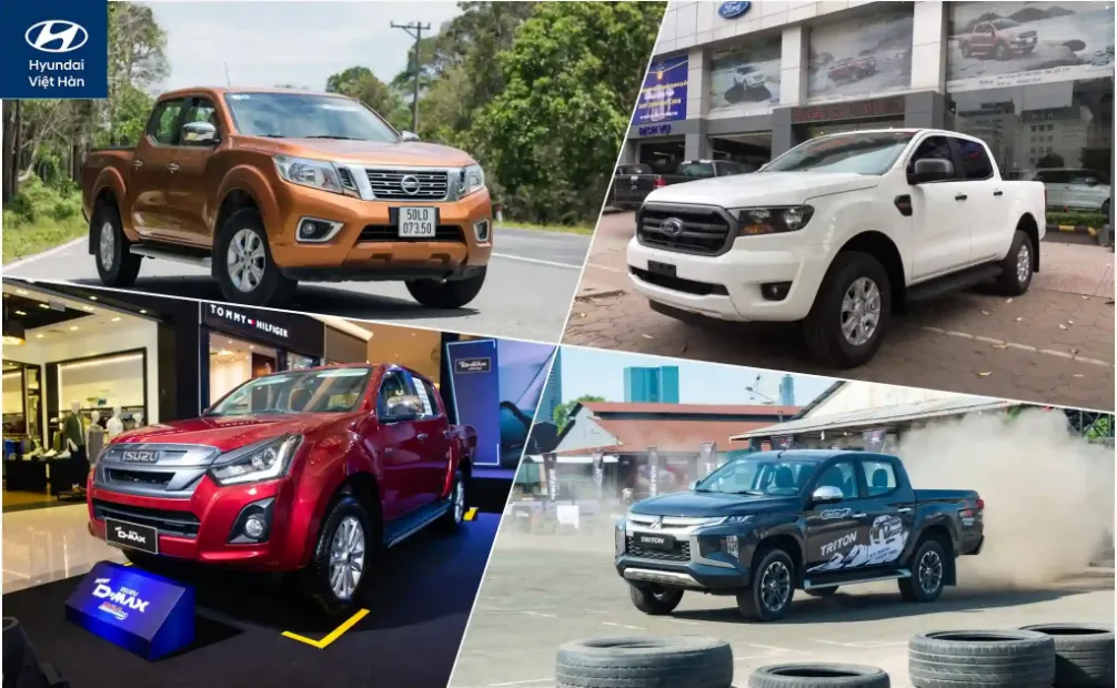 Các mẫu xe bán tải vào thành phố hiện nay