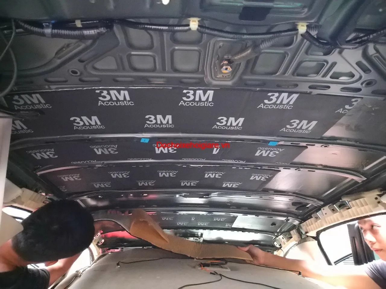 Vật liệu cách âm trần xe hơi 3 lớp dày 8mm