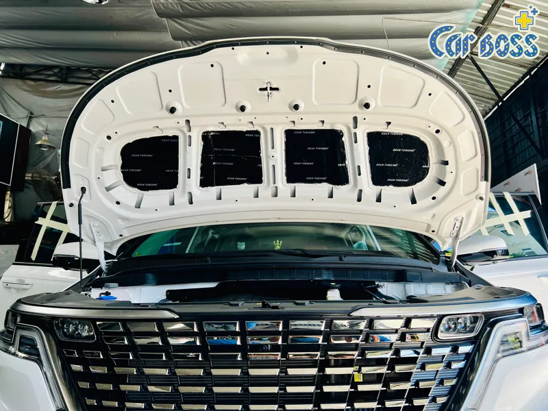 Cách âm chống ồn và cách nhiệt cho nắp Capo xe ô tô bằng tấm lót nhiệt GT