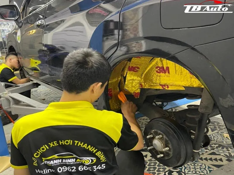 Dán cách âm ô tô 3M 2 lớp vàng