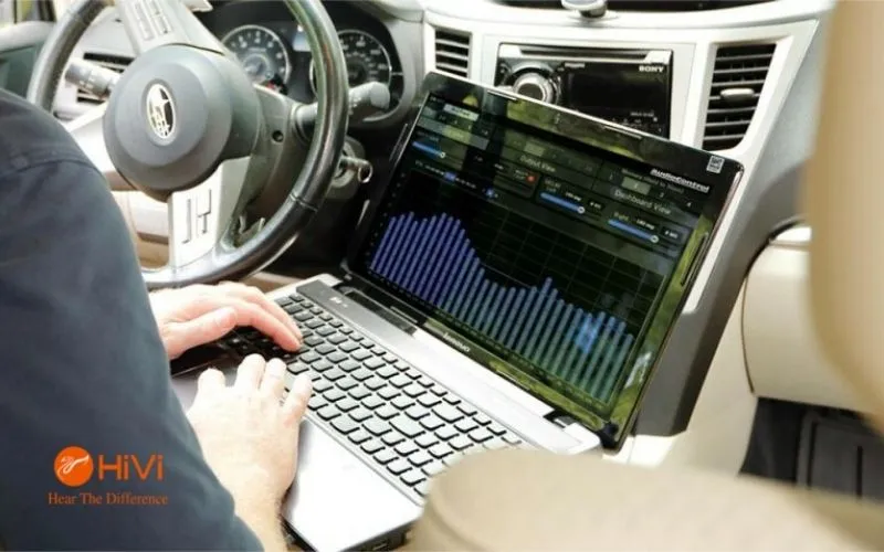 Bảng điều chỉnh và thiết bị để căn chỉnh Equalizer, hệ thống âm thanh trên ô tô