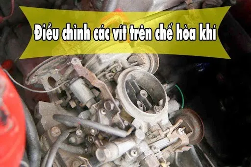 Cách chỉnh xăng gió ô tô tại nhà đơn giản