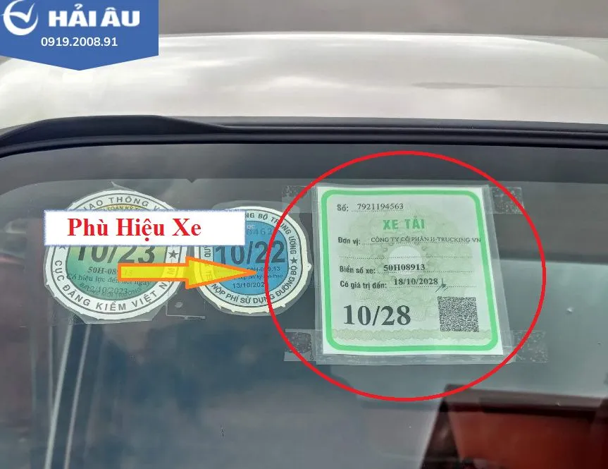 Cách dán phù hiệu xe tải đúng chuẩn kỹ thuật