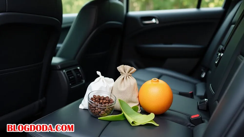 Khử mùi da mới trên ô tô mới bằng cách sừ dụng chất hút mùi