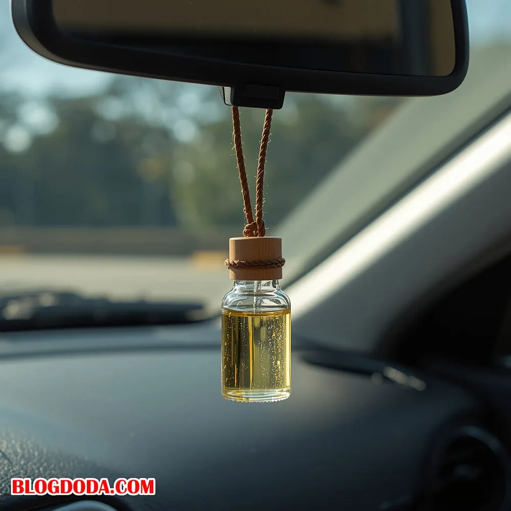 Sử dụng tinh dầu khử mùi trên xe ô tô mới